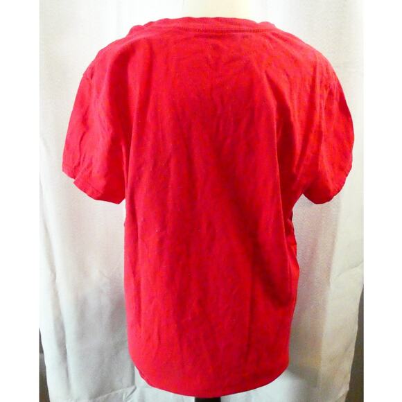 Disney Parks XL Minnie Mouse Sparkle Red T-Shirt - Picture 3 of 5